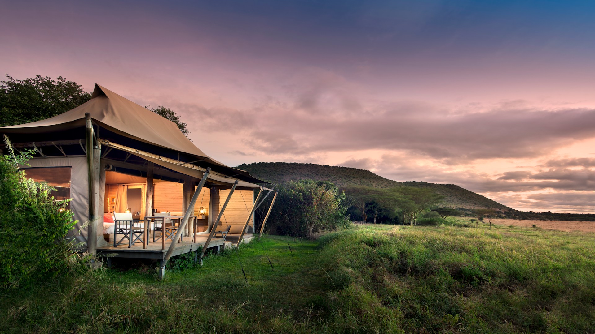 Kichwa Tembo Tented Camp — Private Concession, Mara Reserve Border, Kenya